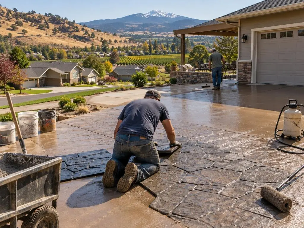 Stamped Concrete in Medford, OR